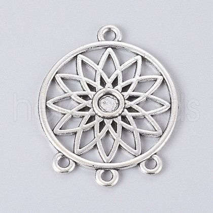 Alloy Chandelier Component Links Cabochon Settings PALLOY-E564-45AS-1