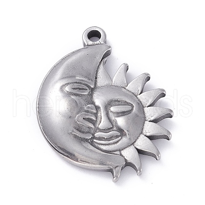 Non-Tarnish 304 Stainless Steel Pendants STAS-P288-03P-1