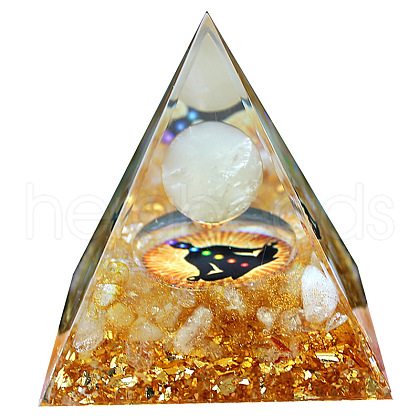 Orgonite Pyramid Resin Energy Generators PW-WG60468-01-1