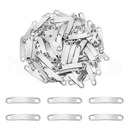 Unicraftale 100PCS 201 Stainless Steel Connector Charms STAS-UN0054-58-1