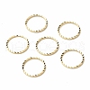 Brass Linking Rings KK-F831-018E-G-RS-1