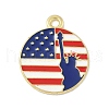 Independence Day Alloy Enamel Pandants FIND-M083-05K-G-1