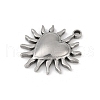 304 Stainless Steel Pendants STAS-D366-01K-P-2