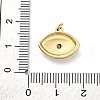 304 Stainless Steel Crystal Rhinestone Pendants STAS-E550-03G-3
