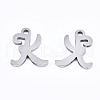 Non-Tarnish 201 Stainless Steel Charms STAS-T044-217P-K-2