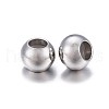 201 Stainless Steel Beads STAS-P238-02P-02-2