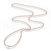 304 Stainless Steel Ball Chain Necklace MAK-R012-02RG-2