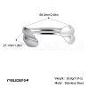 Fashionable Stainless Steel Cuff Bangles for Women JF4975-2-2