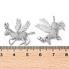 Brass Micro Pave Cubic Zirconia Pendants KK-F862-05P-3