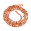 Natural Gold Sunstone Beads Strands G-B142-A02-2mm-3
