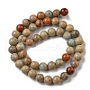 Natural Aqua Terra Jasper Beads Strands G-E444-14B-6mm-2