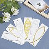 Easter Theme SUPERFINDINGS 6Pcs 6 Styles Waterproof PVC Adhesive Sticker Car Stickers DIY-FH0002-44-3