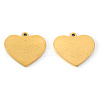 PVD Vacuum Plating 201 Stainless Steel Charms STAS-N092-72G-2