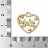 304 Stainless Steel Pendants STAS-E501-08G-3