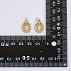 10Pcs Rack Plating Brass Micro Pave Clear Cubic Zirconia Pendants ZIRC-SZ0004-07-8