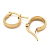 PVD Vacuum Plating 202 Stainless Steel Hoop Earring EJEW-H003-36G-01-2