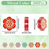 SUNNYCLUE 300Pcs Plating Acrylic Beads TACR-SC0001-32-2