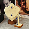Heart Alloy with Crystal Pendant Necklace & Dangle Earring & Charm Bracelet & Ring FS-WGCCC64-04-2