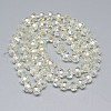 Electroplate Glass Beads Strands EGLA-Q083-8mm-D11-2