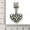 Viking 316 Surgical Stainless Steel Pendants STAS-E212-107AS-3