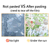 19Pcs Waterproof PVC Colored Laser Stained Window Film Adhesive Stickers DIY-WH0256-098-8