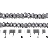 Electroplated Natural Lava Rock Beads Strands G-A234-F02-01G-4