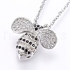304 Stainless Steel Pendant Necklaces NJEW-H486-10-2