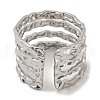 Non-Tarnish 304 Stainless Steel Wide Band Ring RJEW-C067-08P-3