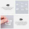 Olycraft Self Adhesive Brass Stickers DIY-OC0002-45-5