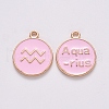 Alloy Enamel Pendants ENAM-S124-01B-09J-1