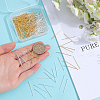 SOFPLATE 600Pcs 2 Colors Jewelry Findings KK-SP0001-72A-3