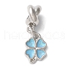 Rack Plating Alloy Enamel European Dangle Charms PALLOY-S189-09P-01-1