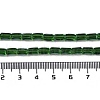 Electroplate Glass Beads Strands GLAA-Q101-02A-PL04-4