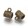 Tibetan Style Alloy Tube Bails K095T072-2