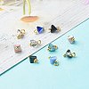 Electroplate Glass Charms PALLOY-JF00821-05-2