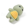 Tortoise Food Grade Silicone Focal Beads SIL-A009-02C-2