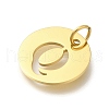 Ion Plating(IP) 304 Stainless Steel Pendants STAS-M074-01G-Q-2