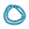 Handmade Millefiori Glass Beads Strands LAMP-H067-01G-2