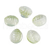 Transparent Spray Painted Glass Beads GLAA-N035-022-C07-1