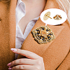 Beebeecraft 15 Sets Blank Brooches Accessories KK-BBC0015-73-5