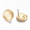 Smooth Surface Alloy Stud Earring Findings PALLOY-T064-29MG-2