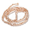 Electroplate Glass Beads Strands EGLA-J026-3mm-H08-5