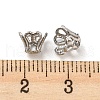 Non-Tarnish 316 Surgical Stainless Steel Bead Caps STAS-Q310-09B-P-3
