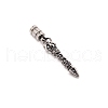 Alloy Cord Ends PALLOY-WH0093-09AS-1