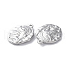 Non-Tarnish 304 Stainless Steel Pendants STAS-P324-12P-2