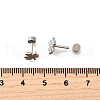 304 Stainless Steel Stud Earrings EJEW-H161-01P-H-5