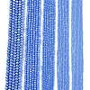 Electroplate Glass Beads Strands EGLA-A044-P8mm-B17-2