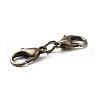 Zinc Alloy Double Lobster Claw Clasps FIND-TAC0016-15AB-2