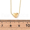 304 Stainless Steel Heart Pendant Necklaces NJEW-R026-22G-5
