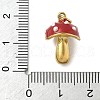 304 Stainless Steel Enamel Pendants STAS-M120-06A-G01-3